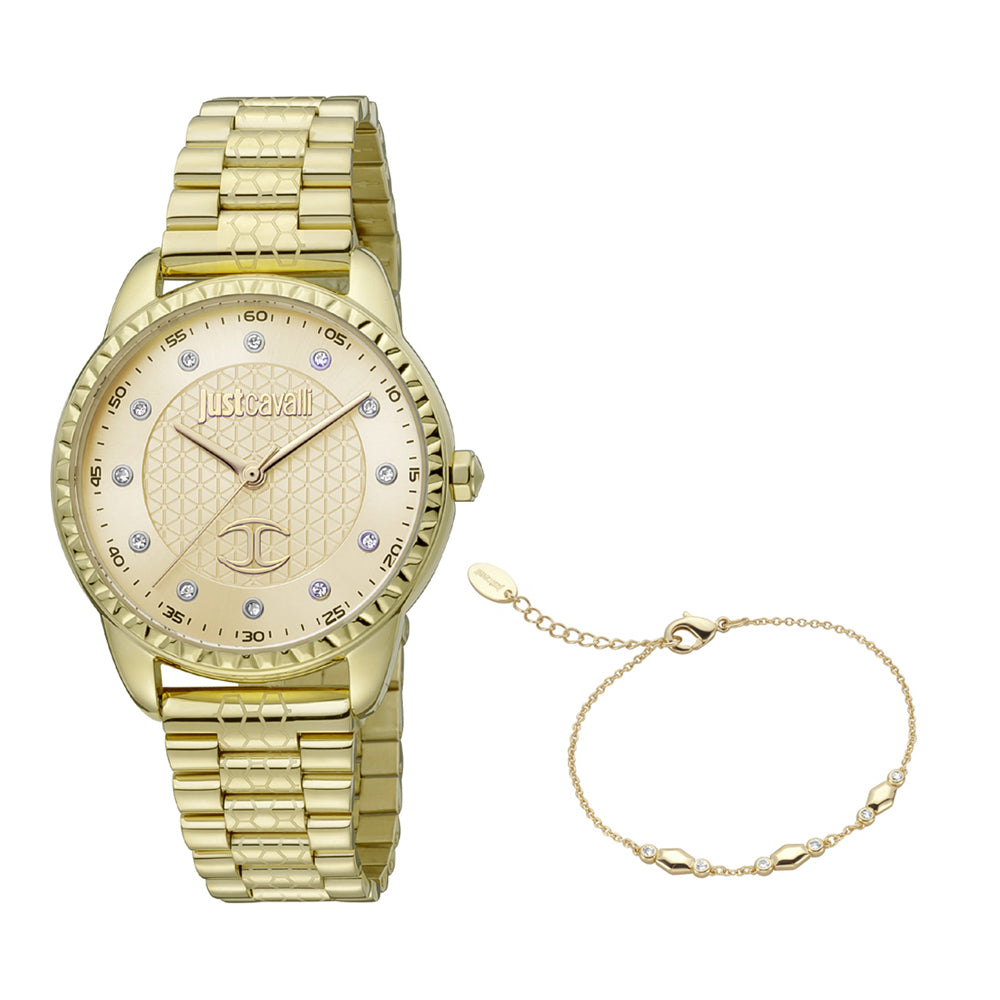 Just Cavalli Set Emozioni JC1L176M0055 Damenuhr Just Cavalli Set Emozioni JC1L176M0055 Damenuhr